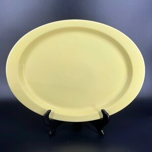Yellow Large Oval Hall Platter